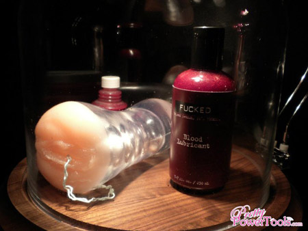 Bleeding Pussy Stroker with Blood Lubricant